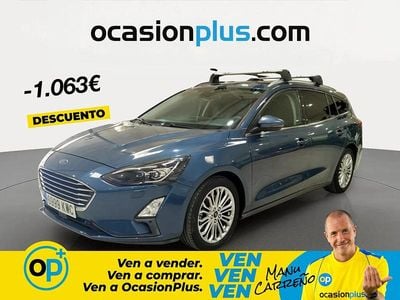 Käytetty Ford Focus Titanium 125 HP (91 kW) 2019 Sininen Farmari
