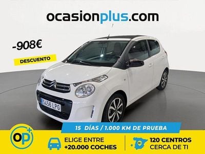 Usado Citroën C1 Shine 72 CV (52 kW) 2021 Blanco Utilitario