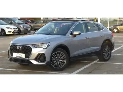 Usado Audi Q3 200 CV (147 kW) 2021 Gris SUV
