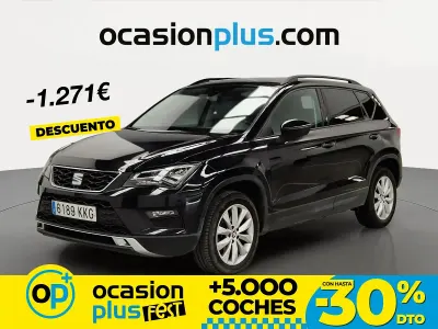 Usado Seat Ateca Ecomotive 115 HP (84 kW) 2018 Preto SUV