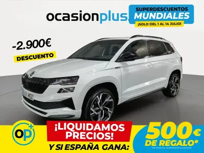 Usado Skoda Karoq SportLine 150 CV (110 kW) 2023 Blanco SUV