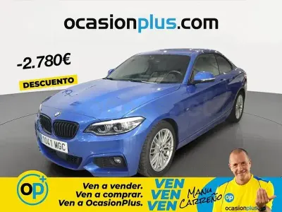 Usado BMW 220 184 CV (135 kW) 2019 Azul Coupe