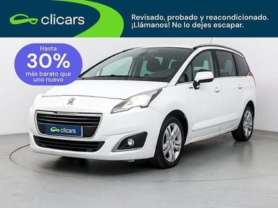 Usado Peugeot 5008 Style 130 CV (95 kW) 2016 Blanco Monovolumen