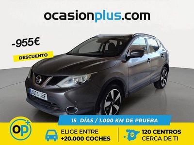 Usado Nissan Qashqai N-Connecta 110 CV (80 kW) 2016 Gris SUV