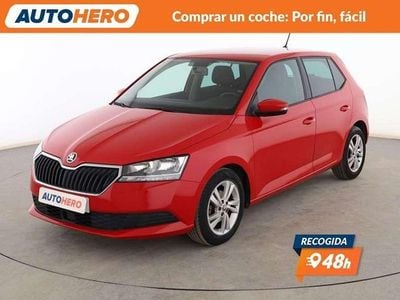 Usado Skoda Fabia Ambition 95 CV (69 kW) 2021 Rojo Utilitario