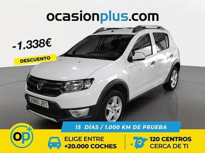 Usado Dacia Sandero Stepway 90 CV (66 kW) 2016 Blanco Utilitario