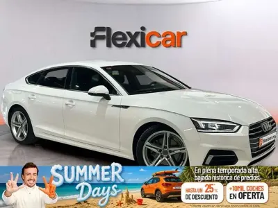 Usado Audi A5 Sportback 150 CV (110 kW) 2019 Blanco Utilitario