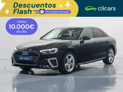 Usado Audi A4 S-Line 136 CV (100 kW) 2021 Negro Berlina
