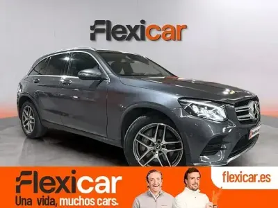 Usado Mercedes GLC220 AMG line 170 CV (125 kW) 2017 Gris SUV