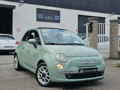 Usado Fiat 500 Lounge 75 CV (55 kW) 2008 Verde Utilitario