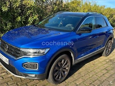 Azul Usado 2021 VW T-Roc Sportline SUV | 21.950 € (Precio justo)