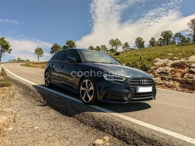 Usado Audi A3 S-Line 150 CV (110 kW) 2017 Negro Berlina