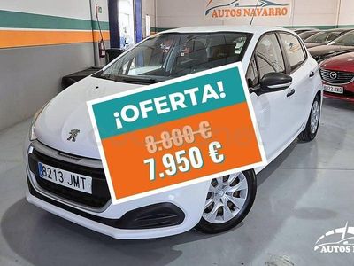 Usado Peugeot 208 Access 75 CV (55 kW) 2016 Blanco Utilitario