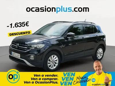 Usado VW T-Cross Advance 95 CV (69 kW) 2022 Negro SUV