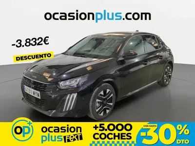 Usado Peugeot 208 Allure 100 CV (73 kW) 2025 Negro Utilitario
