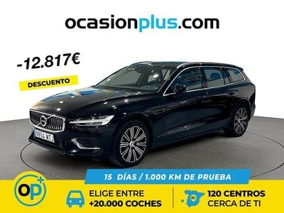 Negro Usado 2021 Volvo V60 Inscription Familiar | 30.450 € (Precio justo)
