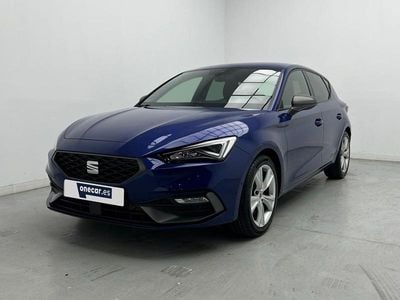 Usado Seat Leon FR 150 CV (110 kW) 2021 Azul Berlina