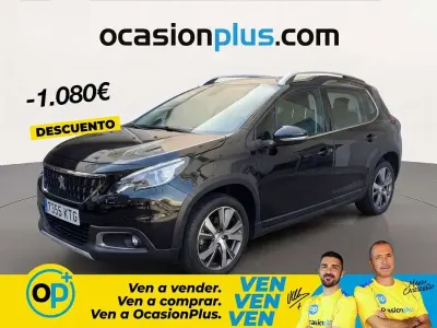 Usado Peugeot 2008 Allure 110 CV (80 kW) 2019 Negro SUV