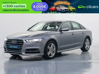 Usado Audi A6 218 CV (160 kW) 2017 Gris Berlina