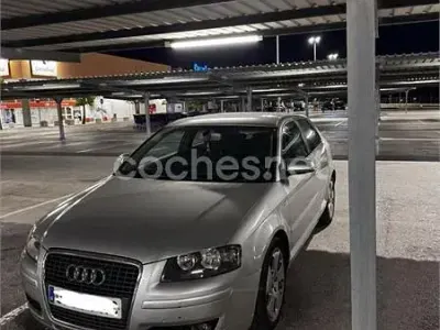 Usado Audi A3 Ambition 140 CV (102 kW) 2007 Gris / plata Utilitario