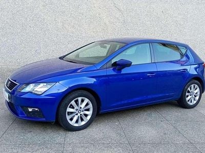 Usado Seat Leon Style 110 CV (80 kW) 2017 Azul Utilitario
