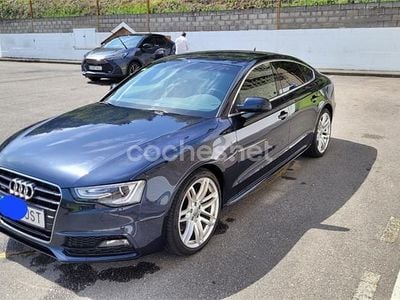 Usado Audi A5 Sportback S-Line 190 CV (139 kW) 2016 Azul Utilitario