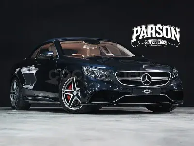 Usado Mercedes S63 AMG AMG 585 CV (430 kW) 2017 Azul Descapotable