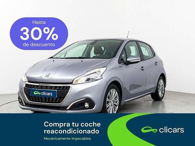 Usado Peugeot 208 Signature Sky 110 CV (80 kW) 2019 Gris Utilitario