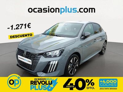 Usado Peugeot 208 Allure 100 CV (73 kW) 2024 Gris Utilitario