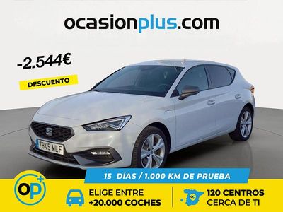 Usado Seat Leon FR 204 CV (150 kW) 2023 Blanco Berlina