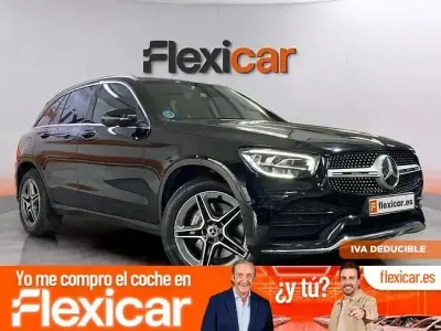 Usado Mercedes GLC220 194 CV (142 kW) 2022 Negro SUV
