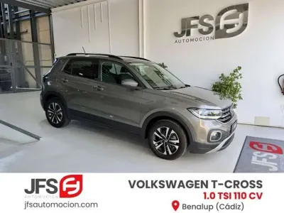 Usado VW T-Cross 110 CV (80 kW) 2021 Gris SUV
