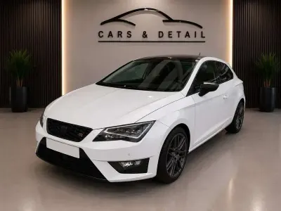Usado Seat Leon FR 179 CV (131 kW) 2014 Blanco Utilitario