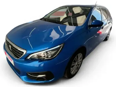 Usado Peugeot 308 SW Allure 130 CV (95 kW) 2021 Azul Familiar