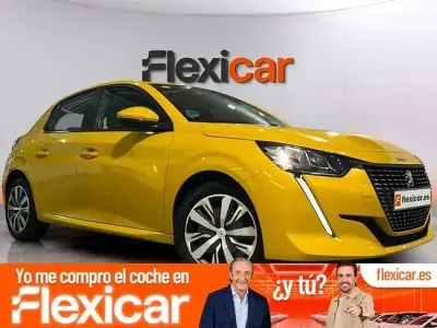 Usado Peugeot 208 Allure 100 CV (73 kW) 2020 Amarillo Utilitario