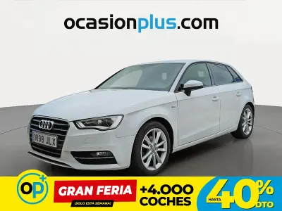 Usado Audi A3 Ambition 150 CV (110 kW) 2013 Blanco Berlina