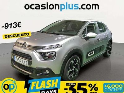 Usado Citroën C3 Feel 83 CV (61 kW) 2022 Plateado Utilitario