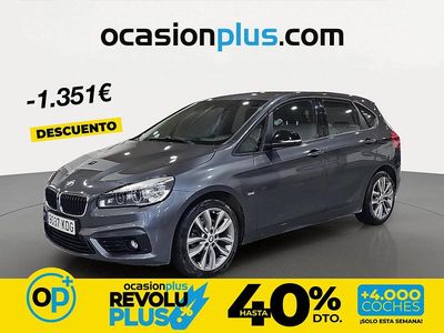 Usado BMW 218 Active Tourer 150 CV (110 kW) 2017 Gris Monovolumen