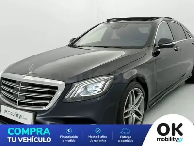 Usado Mercedes S560 476 CV (350 kW) 2021 Azul Berlina