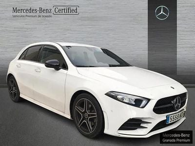 Begagnad Mercedes A200 AMG line 150 HK (110 kW) 2022 Vit Sedan