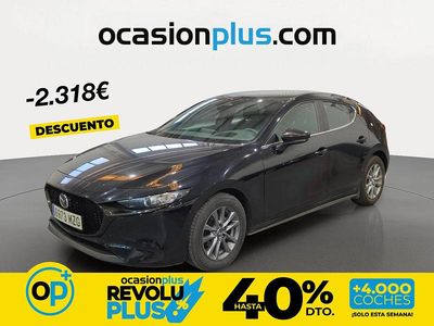 Usado Mazda 3 Prime-Line 140 CV (102 kW) 2025 Negro Berlina