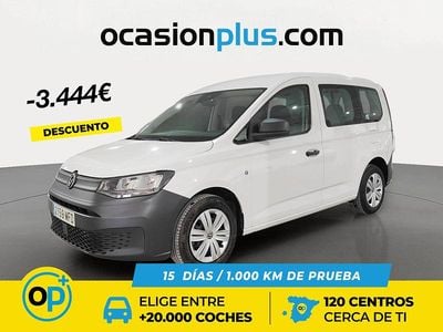 Usado VW Caddy 102 CV (75 kW) 2023 Blanco Monovolumen