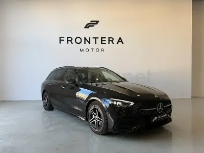 Usado Mercedes C220 200 CV (147 kW) 2022 Negro Familiar