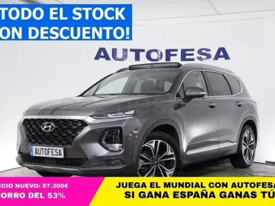 Usado Hyundai Santa Fe Style 200 CV (147 kW) 2019 Gris / plata SUV
