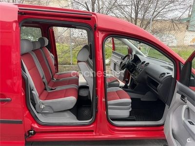 Usado VW Caddy Life 102 CV (75 kW) 2009 Rojo Monovolumen