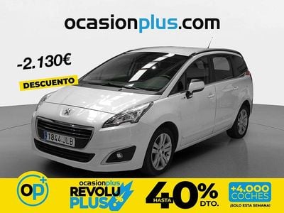 Usado Peugeot 5008 Style 120 CV (88 kW) 2016 Blanco Monovolumen