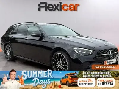 Usado Mercedes E220 194 CV (142 kW) 2021 Negro Familiar