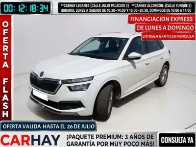 Usado Skoda Kamiq Ambition 110 CV (80 kW) 2021 Blanco SUV