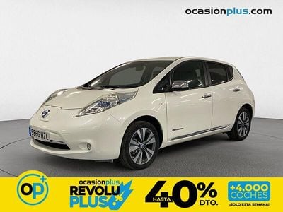 Usado Nissan Leaf Tekna 80 kW (109 CV) 2014 Blanco Utilitario