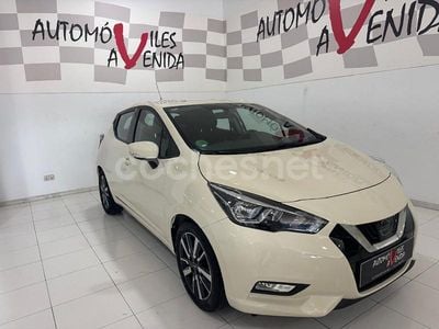 Usado Nissan Micra N-Connecta 90 CV (66 kW) 2018 Blanco Utilitario